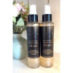 2 Brand New Bath & Body Works Into the Night Diamond Shimmer Fragrance